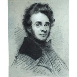 Ecole Française, Vers 1820. Portrait d'Homme.