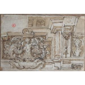 16th Century Italian School. Architectural Ornament Project.