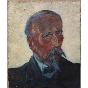 Pierre Mirault. 1899 - 1982. Portrait de Jules Renard.