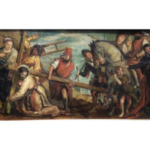 19th Century School, After Veronese. The Carrying Of The Cross.