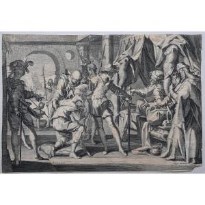 Willem Van Swanenburgh. Le Comte Guillaume d'Orange ordonne la décapitation de son bailli.