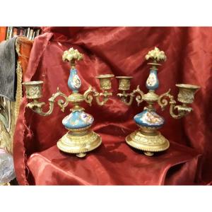 Paire De Chandeliers