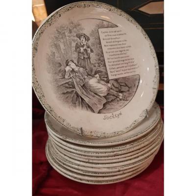 Série d'Assiettes Chansons Opéras