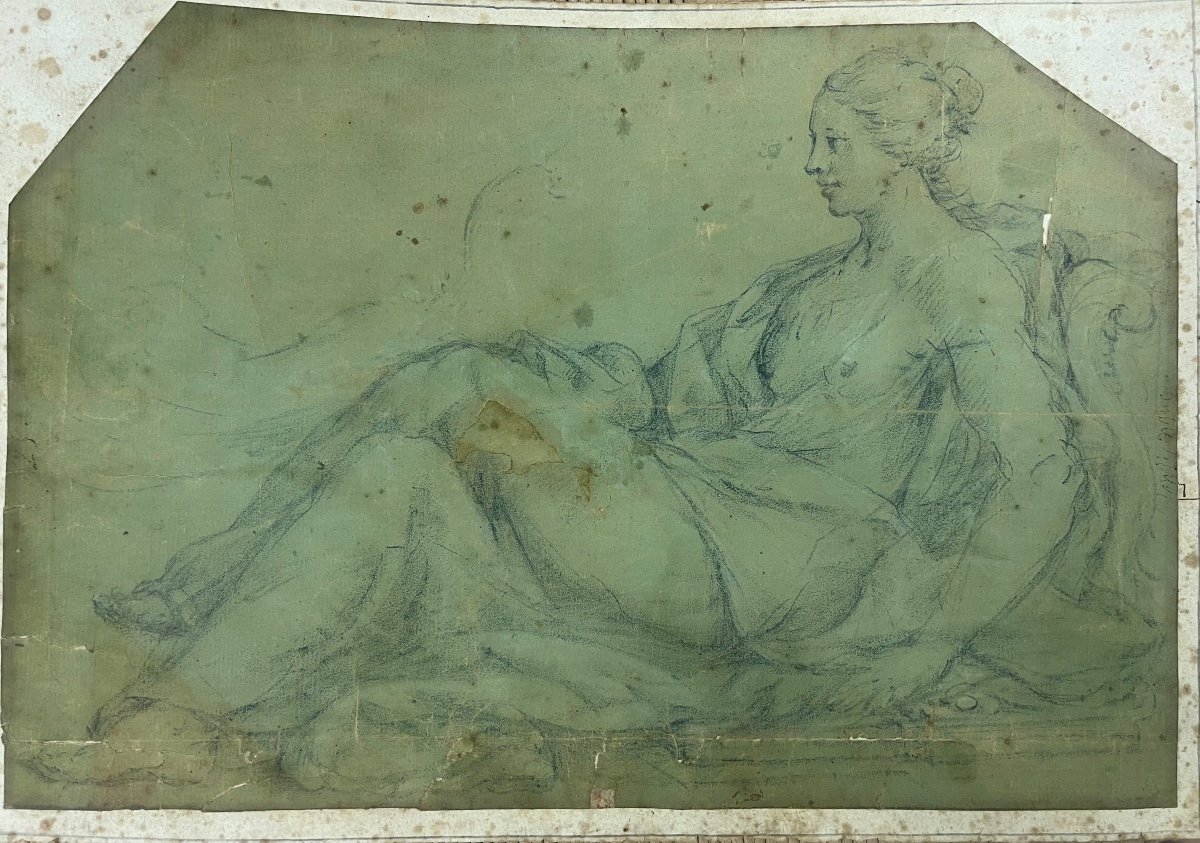 French Drawing From The 18th Century. Signature Or Legend Illegible.