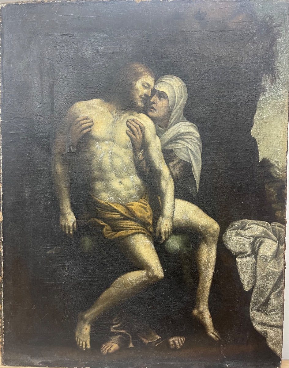 Piété. Jacopino Del Conte. Siècle XVI. Peinture Italienne. Maniérisme.