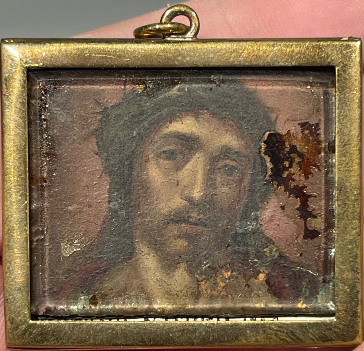 Italian Miniature. Ec Homo. Seventeenth Century. Museum Quality. Copper.-photo-3