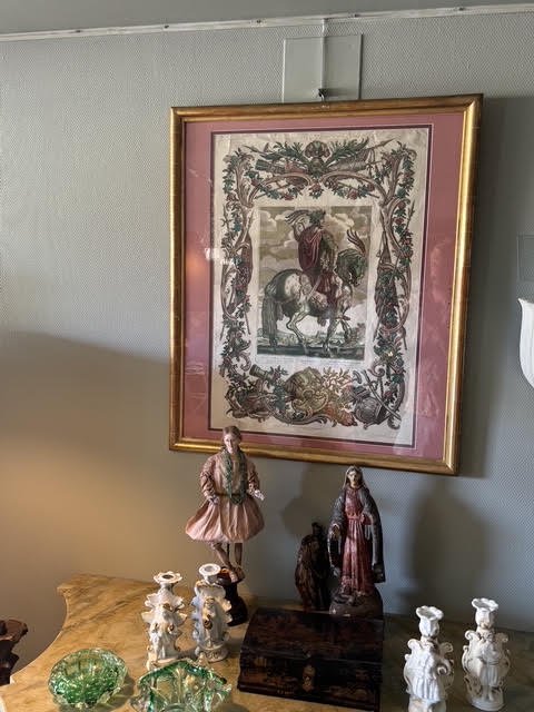 Pair Of Engravings From Tempesta's Series Of The Twelve Caesars On Horseback, By Mariette, Basset, 18th Century-photo-3