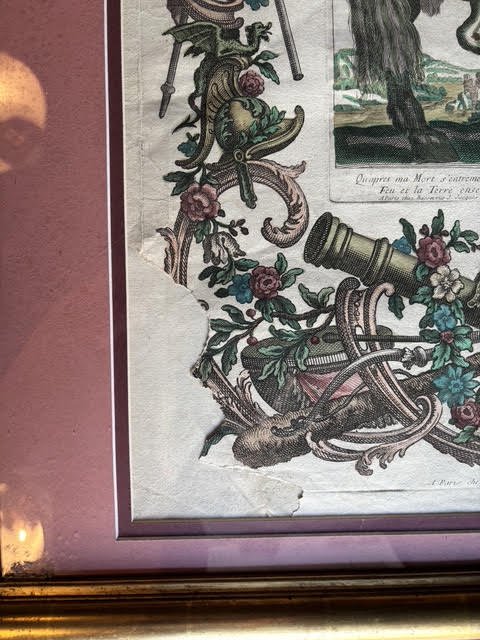 Pair Of Engravings From Tempesta's Series Of The Twelve Caesars On Horseback, By Mariette, Basset, 18th Century-photo-4