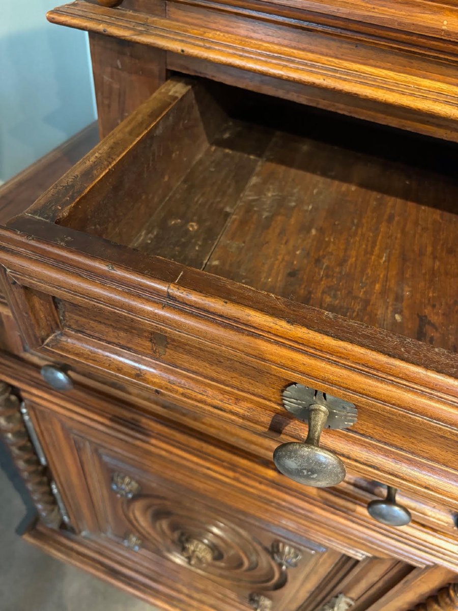 18th-century Louis XIII-style Two-section Sideboard-photo-2