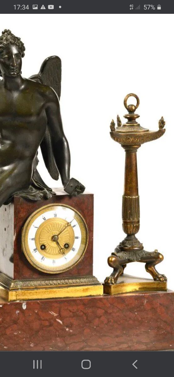 Empire French Clock By Galle-photo-3