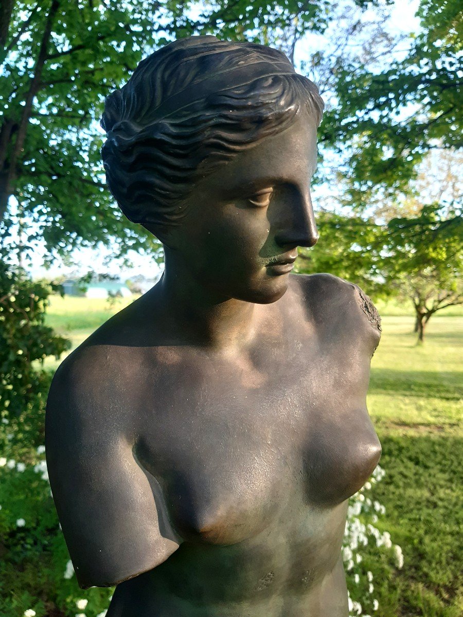 Venus De Milo Par Goldscheider Ht 99cms-photo-2