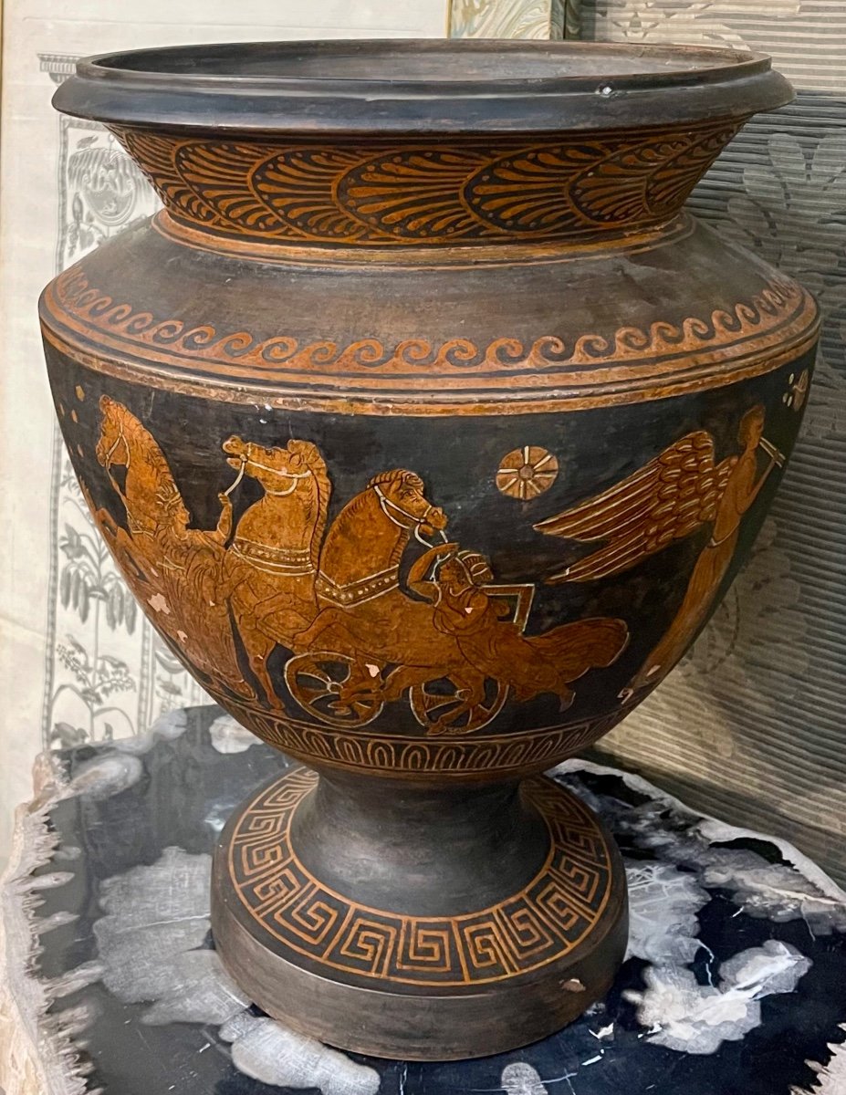 Neoclassic Terracotta Vase