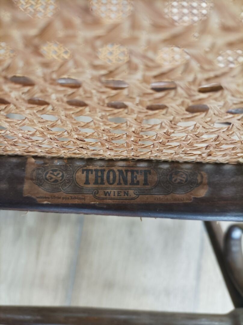 Rocking Chair Signé Thonet-photo-2