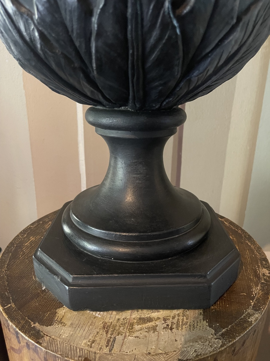 Plaster Vase Style Neoclassic-photo-4