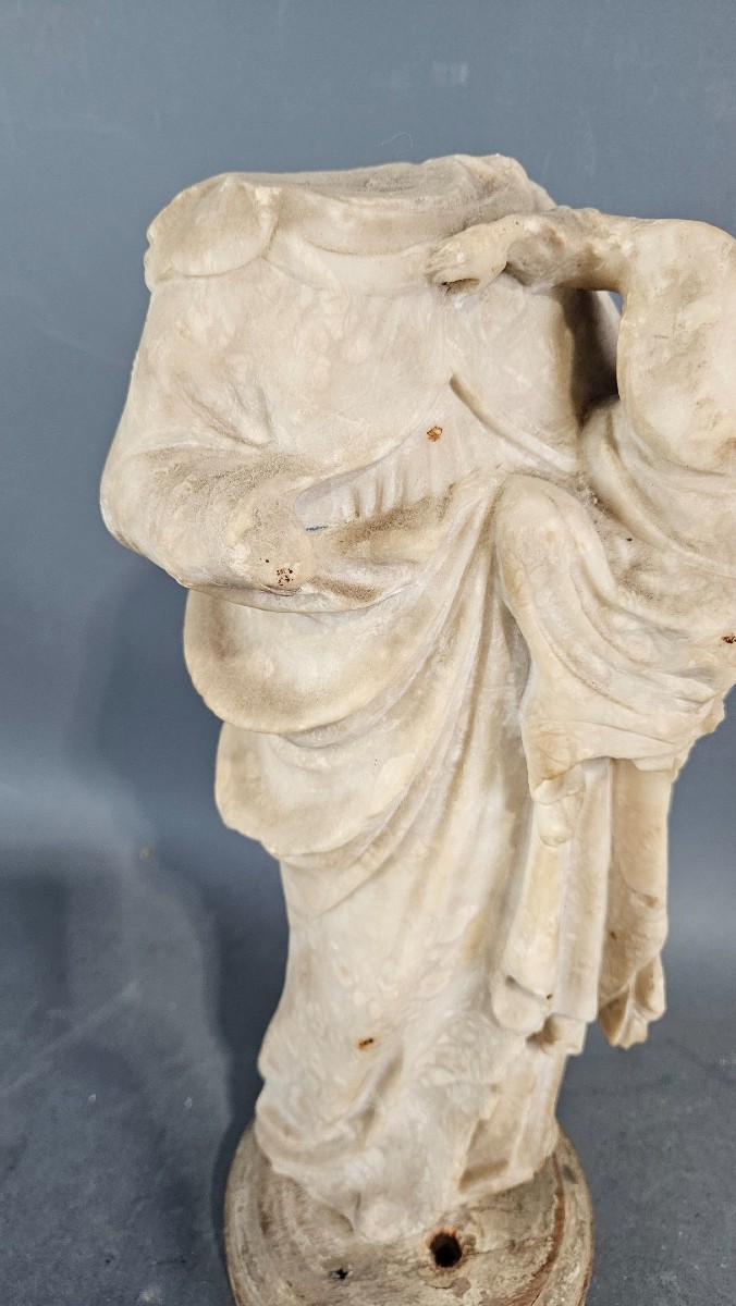 Marble Statue 18th Century-photo-2