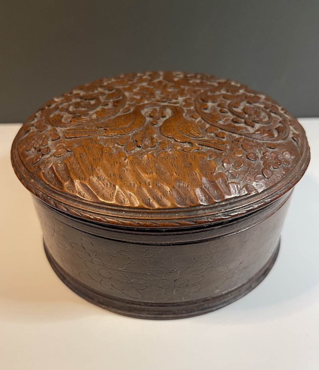 French Wood Box 18th Century-photo-2