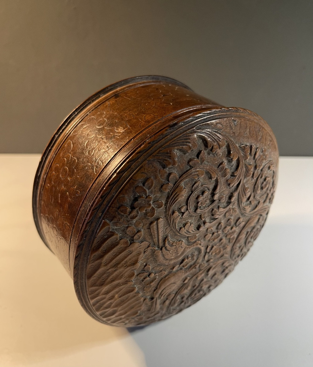 French Wood Box 18th Century-photo-3