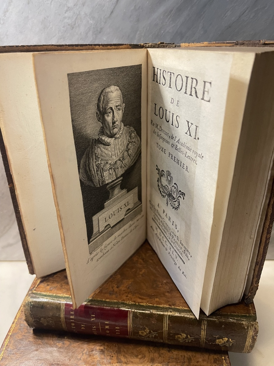 Histoire de Louis XI par Duclos en 1765-photo-4