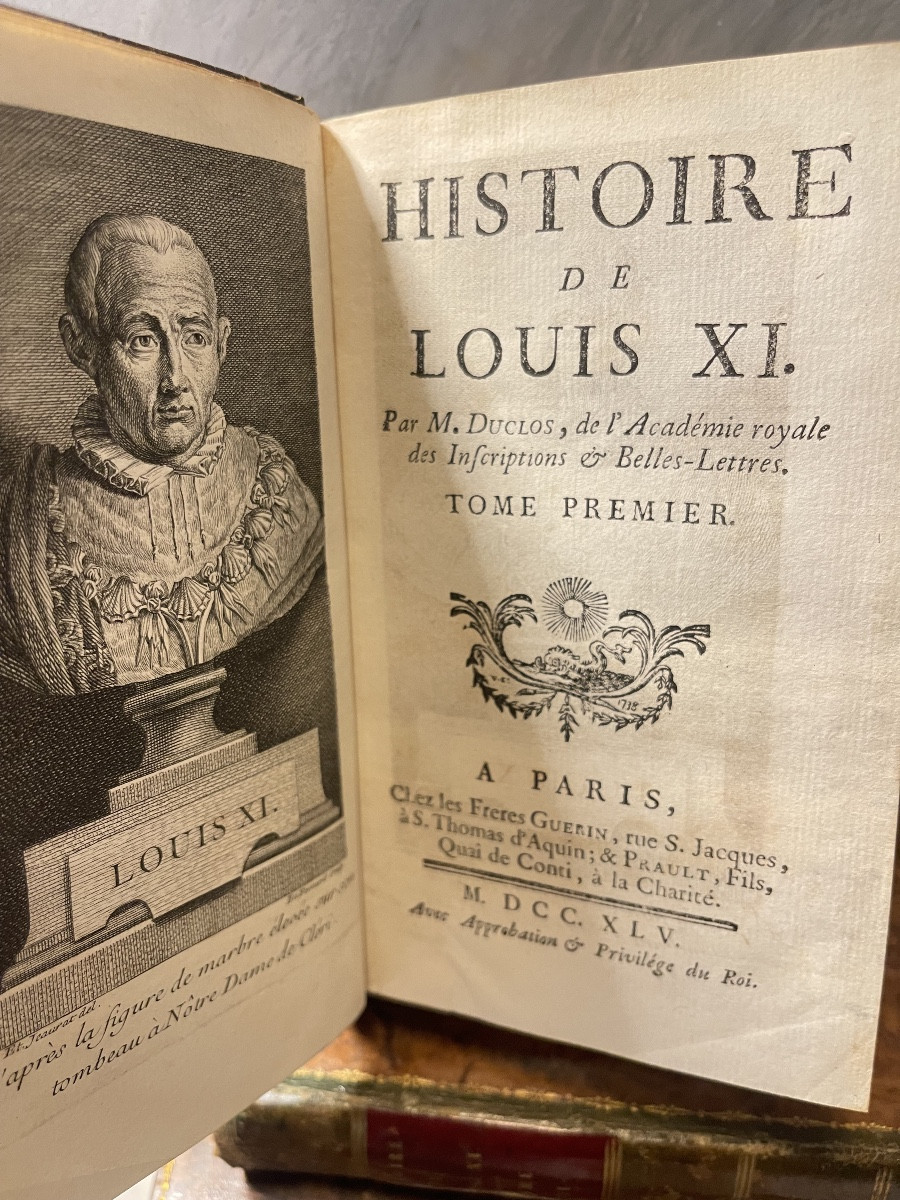 Histoire de Louis XI par Duclos en 1765-photo-1