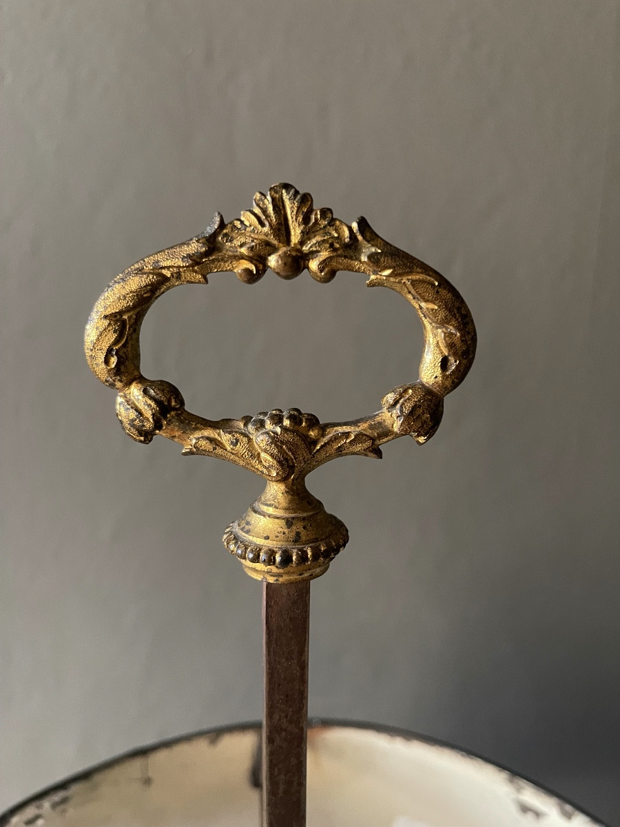 Empire Bronze Lamp 19th Century-photo-3