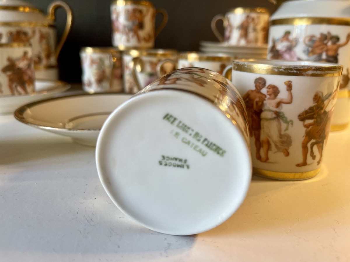 “ Aux Lions de Faïence” service à café -photo-4