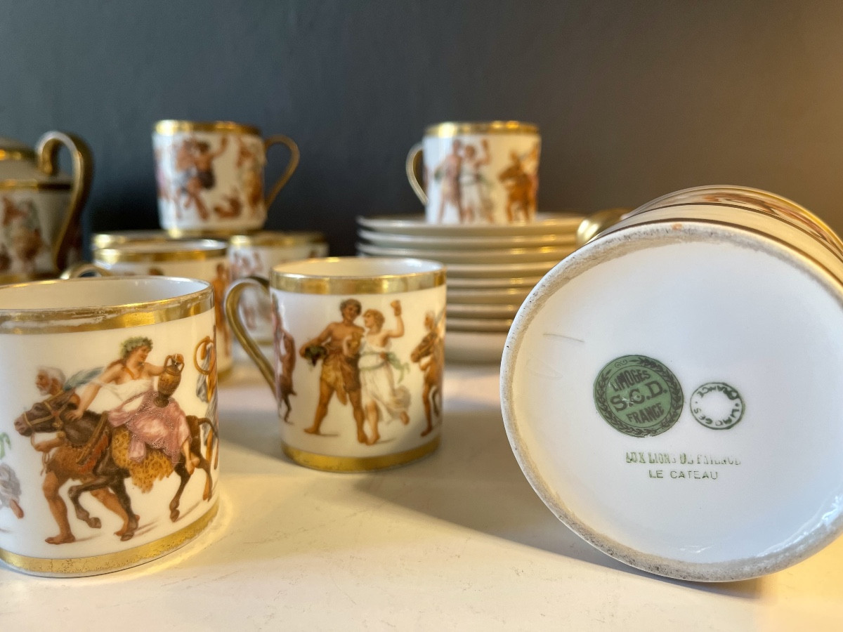 “ Aux Lions de Faïence” service à café -photo-1