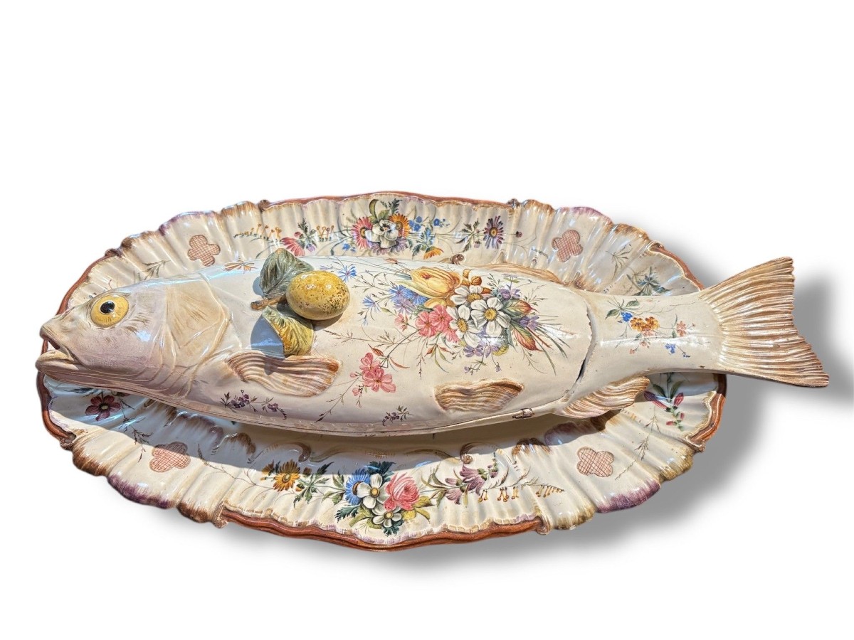 Fish Terrin  Antonibon 19th Century