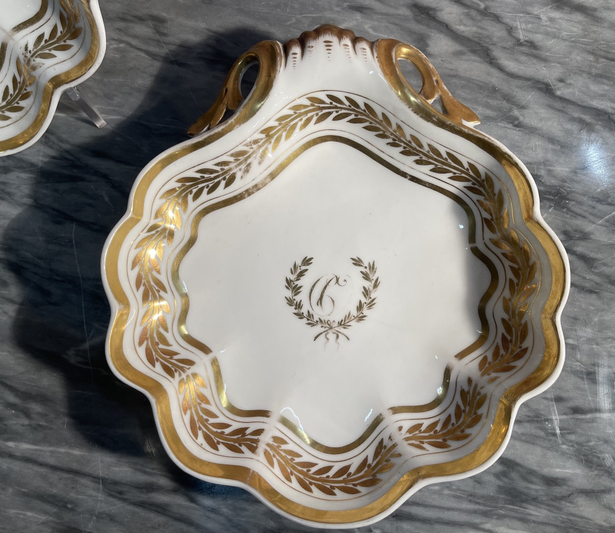 3 Porcelaine Plates 19 Th Century-photo-3