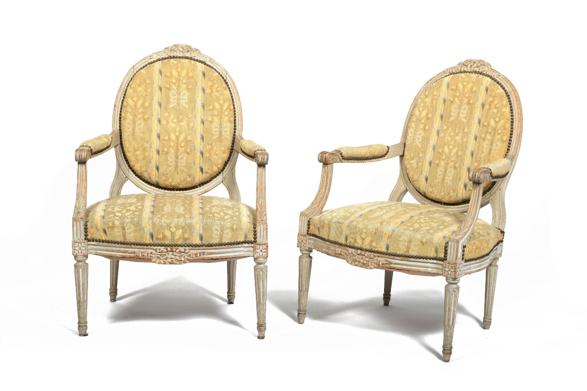 Pair Of Louis XVI Armchairs