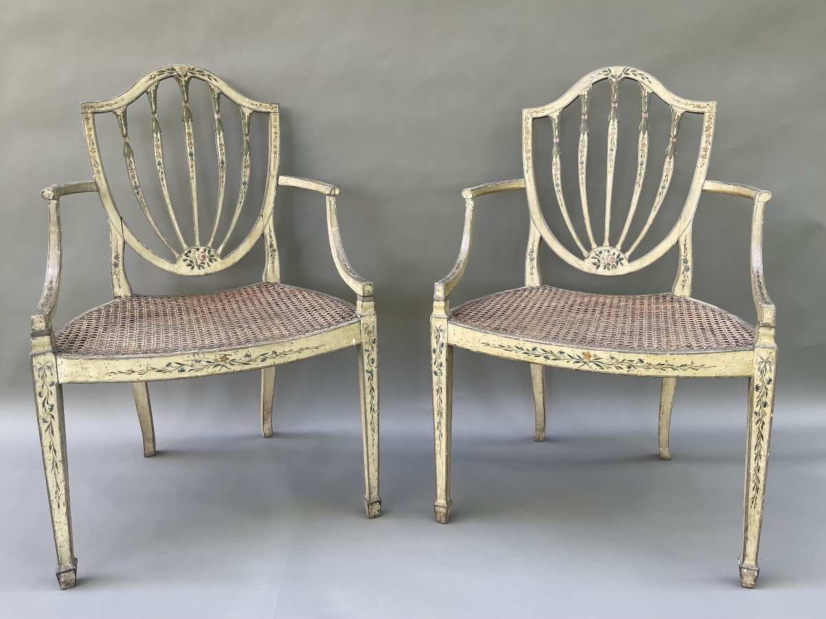 4 English Armchairs-photo-2