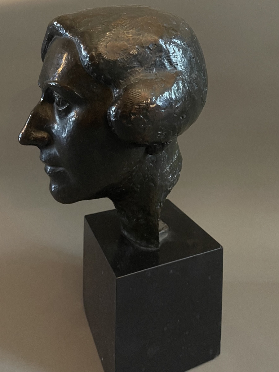 Buste de femme bronze Valsuani fondeur-photo-2