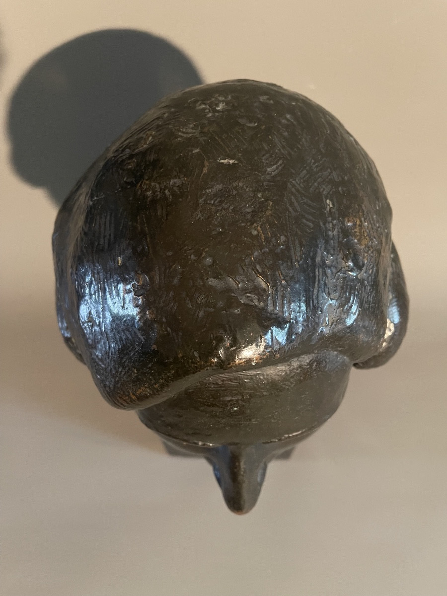 Buste de femme bronze Valsuani fondeur-photo-3