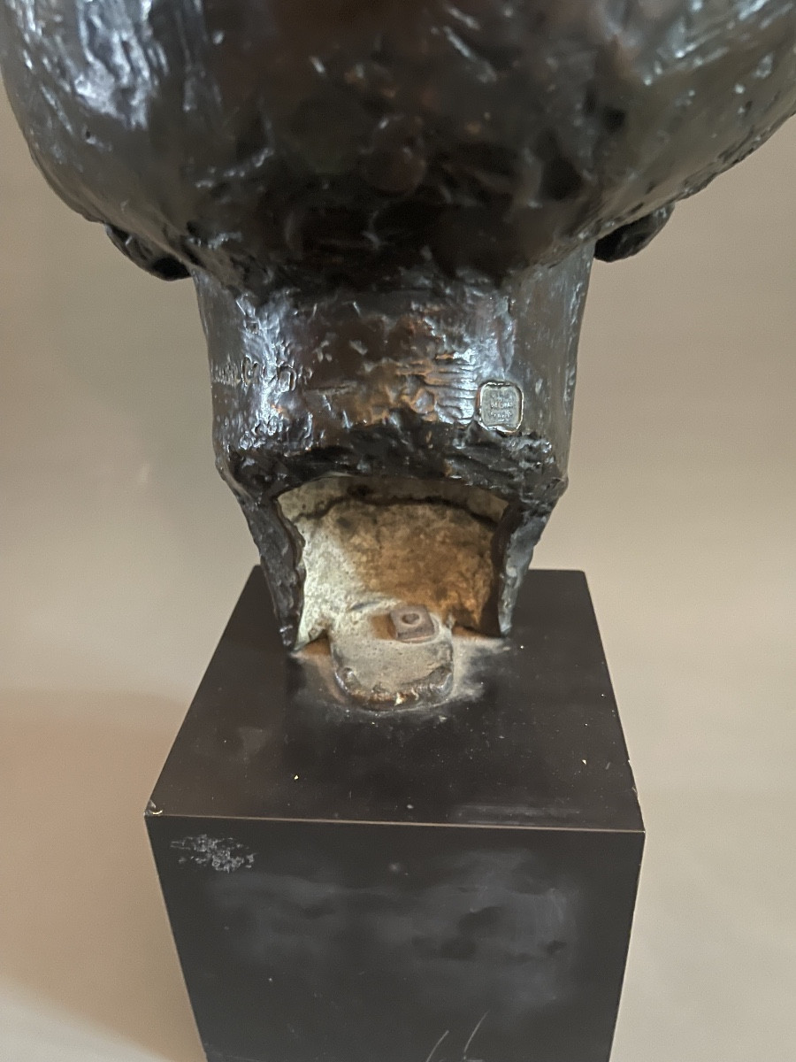 Buste de femme bronze Valsuani fondeur-photo-1