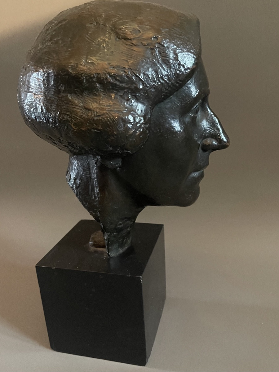 Buste de femme bronze Valsuani fondeur