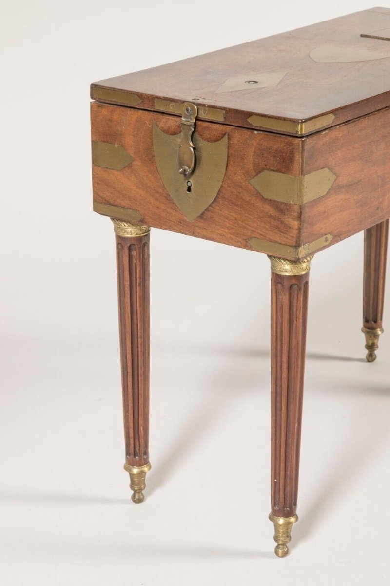 Bidet de campagne acajou époque Louis  XVI