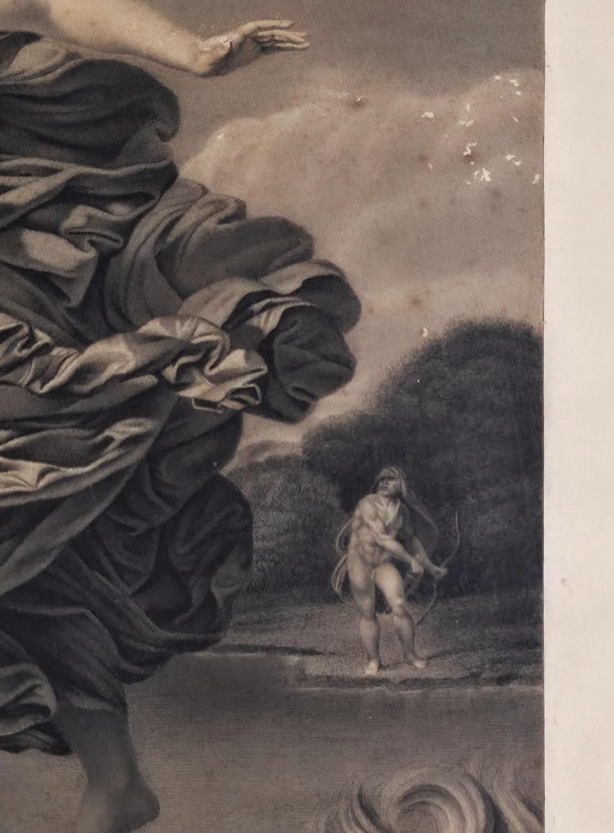 Dessin Mythologique signé et daté 1828-photo-3