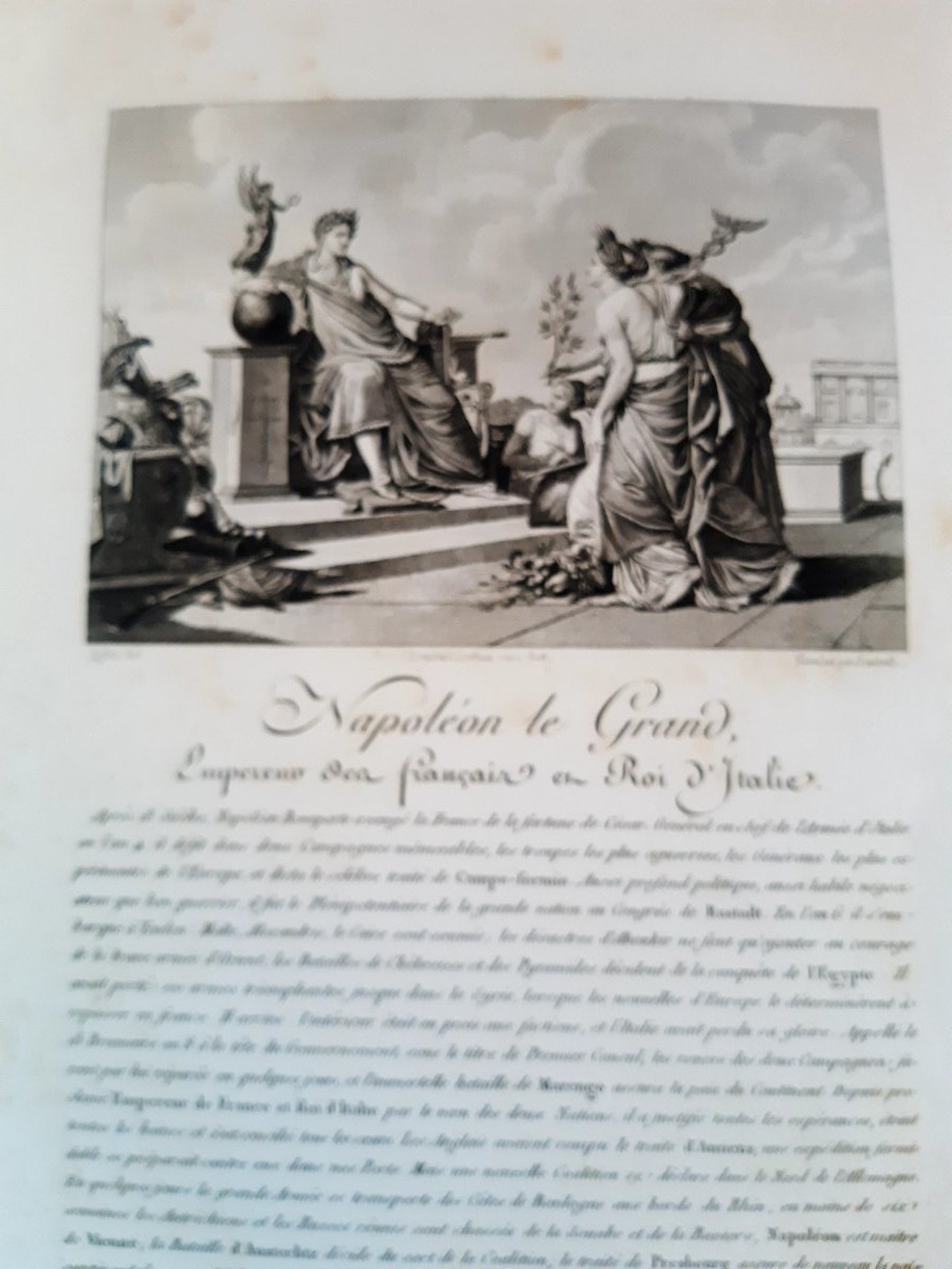 3 volumes in folio 1825 "Fastes de la Nation Francaise-photo-2