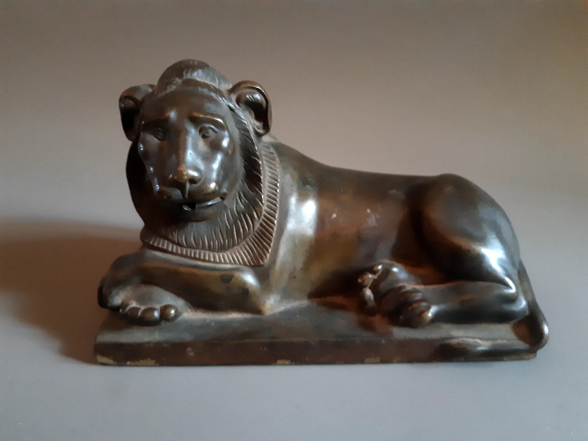 Empire-style Bronze Lion
