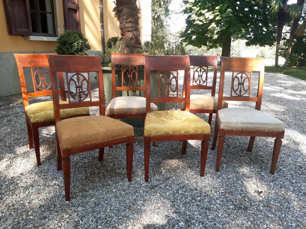 6 chaises époque Directoire