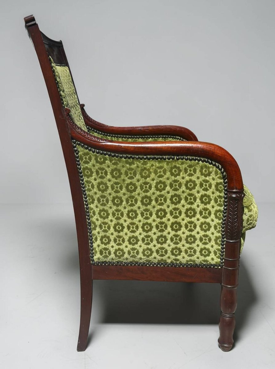 Pair Of Empire-style Armchairs-photo-3