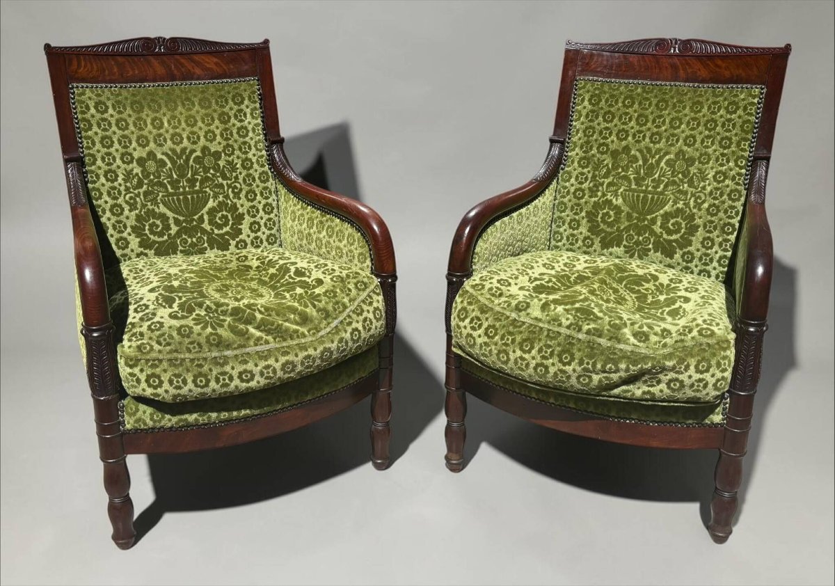 Pair Of Empire-style Armchairs