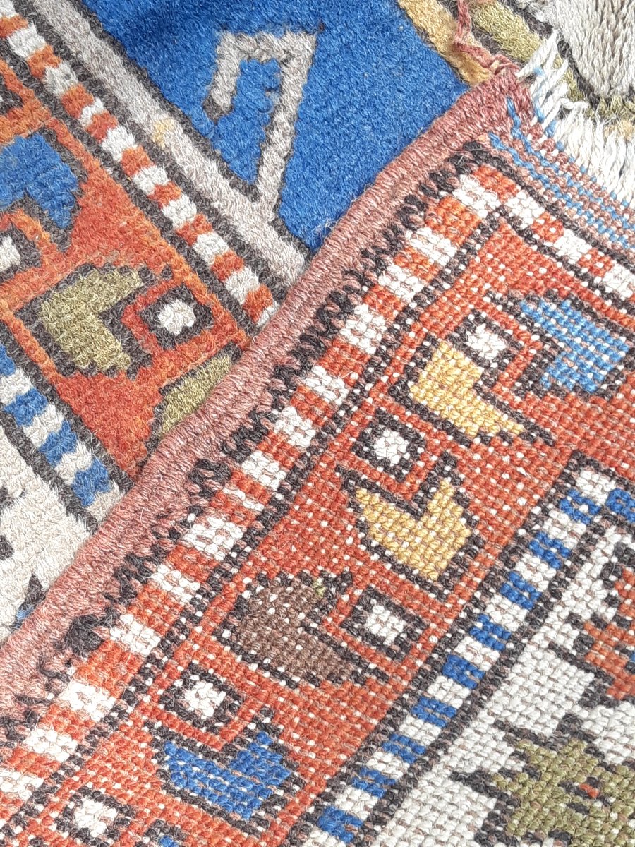 Tapis laine noué  Caucase Kazak-photo-2