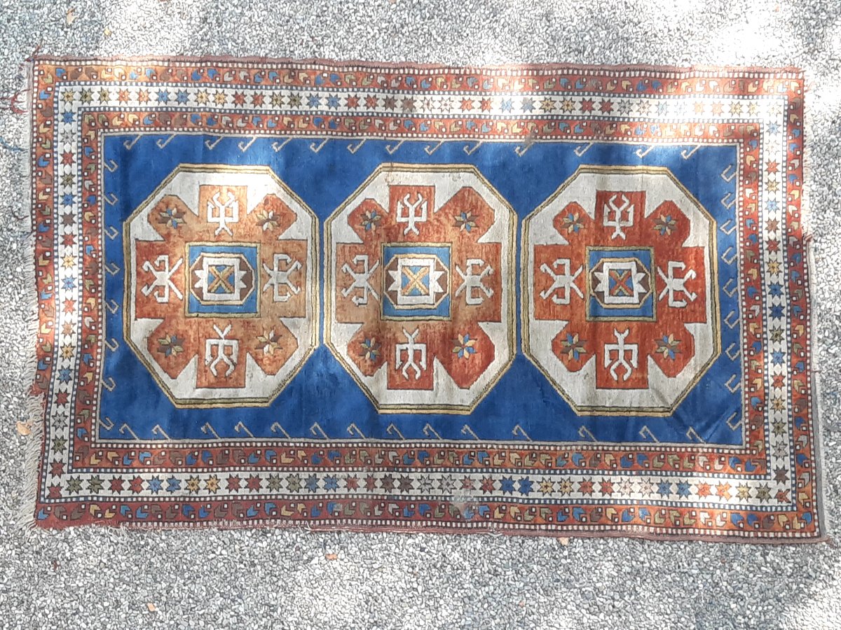 Tapis laine noué  Caucase Kazak