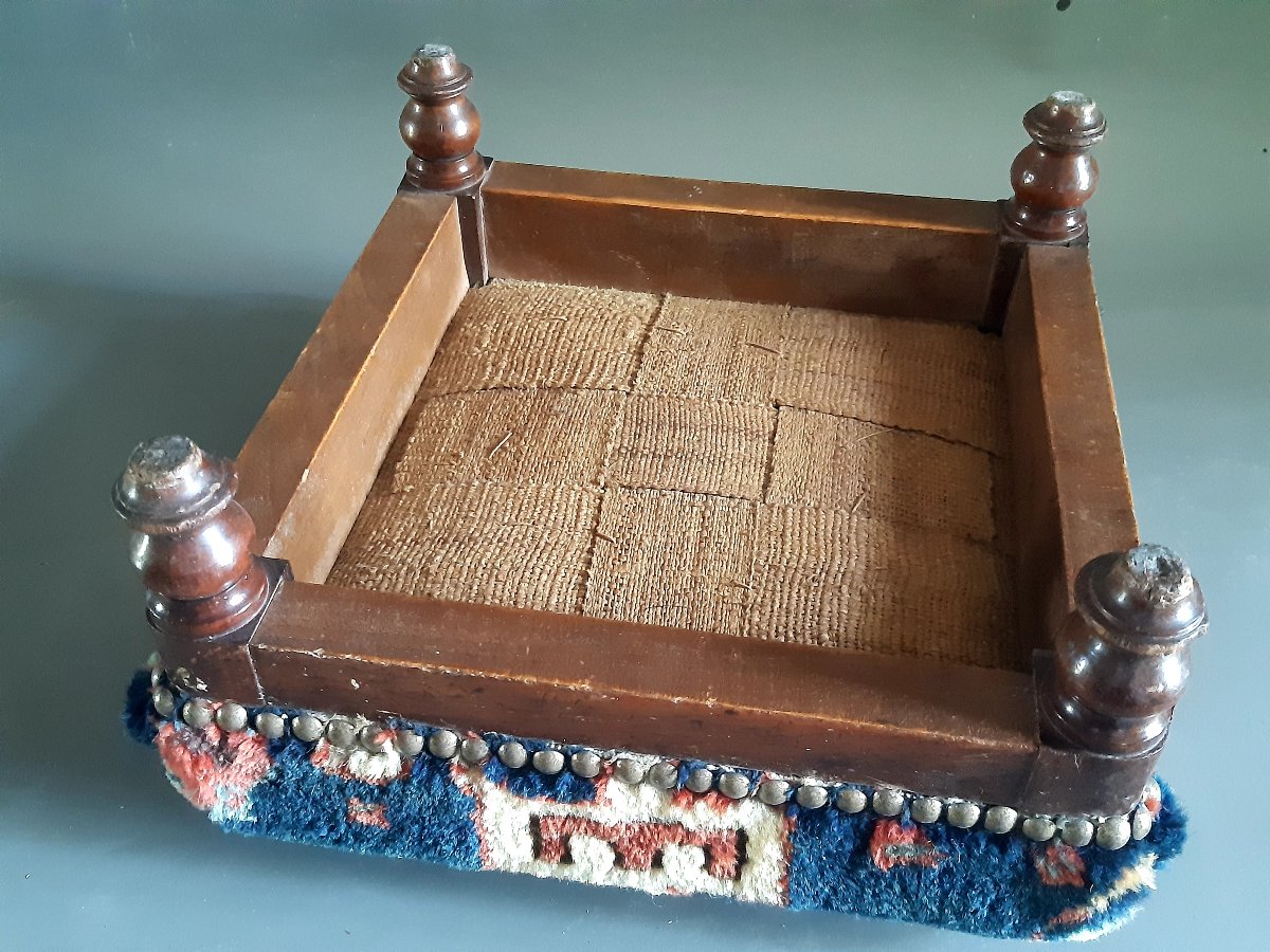 Tabouret acajou Louis Philippe-photo-3