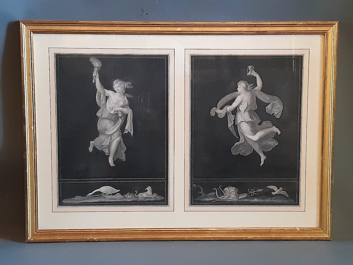Maestri paire de gravures