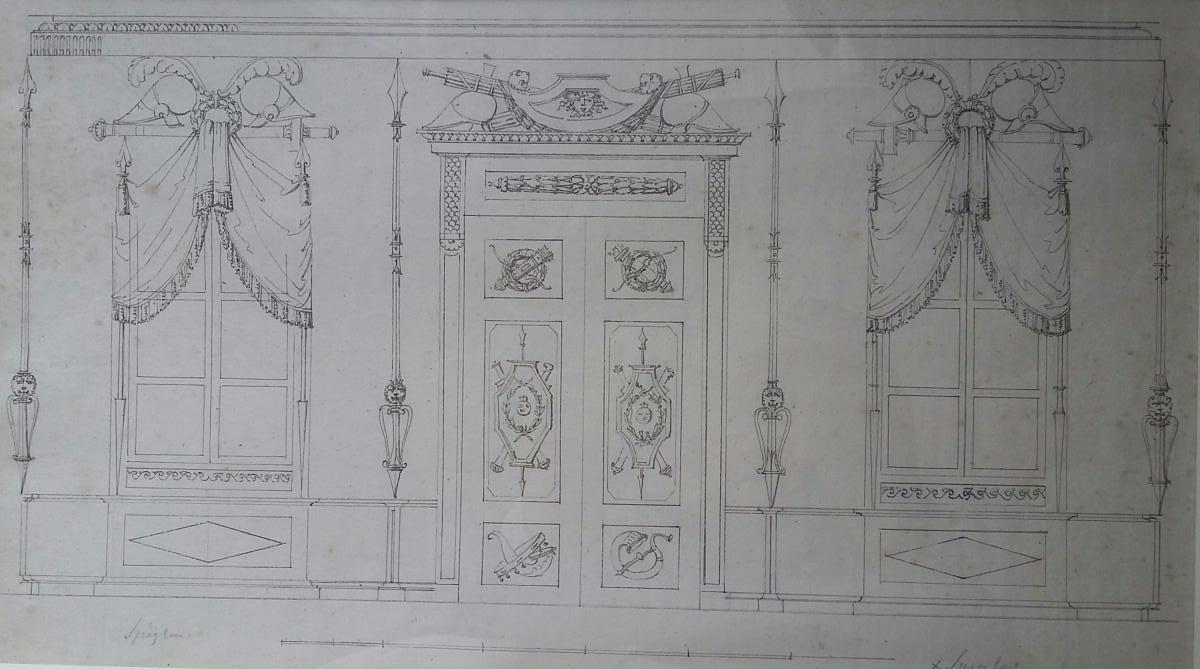 Dessin à La Plume Par Frederik August Lidströmer