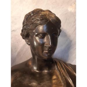 Buste de Sappho Bronze Italien Début 19eme