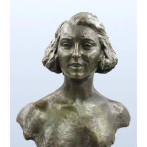 Bronze Bust By F. La Monaca