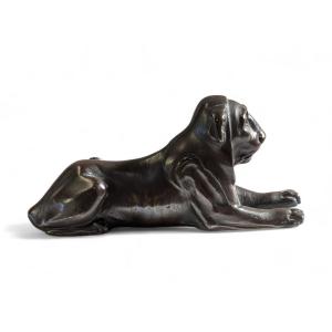Lion en bronze 19eme