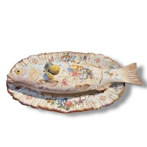 Fish Terrin  Antonibon 19th Century